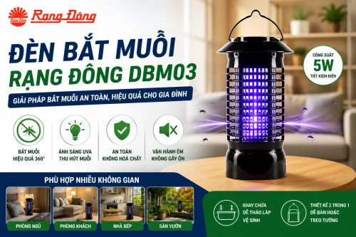 Đèn bắt muỗi nên đặt ở đâu để phát huy hiệu quả trong nhà, sân vườn, khu vực sinh hoạt chung?